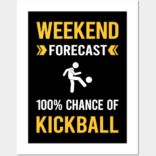 Weekend Forecast Kickball Posters and Art